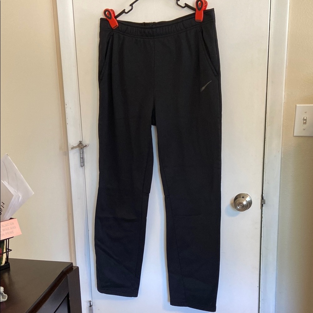 Nike Black Sweatpants with Elastic Waistband